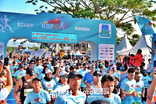 Race photo from KBP City Run 2024
