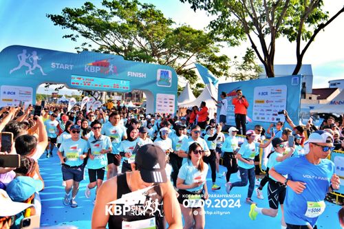 Race photo from KBP City Run 2024