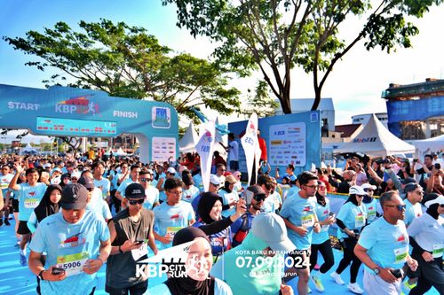 Race photo from KBP City Run 2024