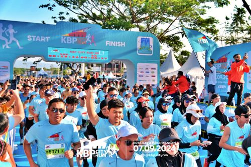Race photo from KBP City Run 2024