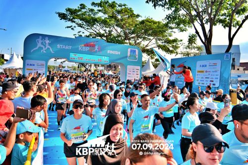 Race photo from KBP City Run 2024