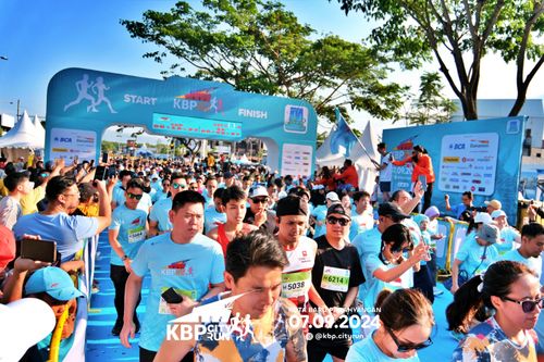 Race photo from KBP City Run 2024