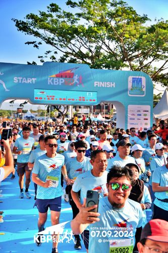 Race photo from KBP City Run 2024