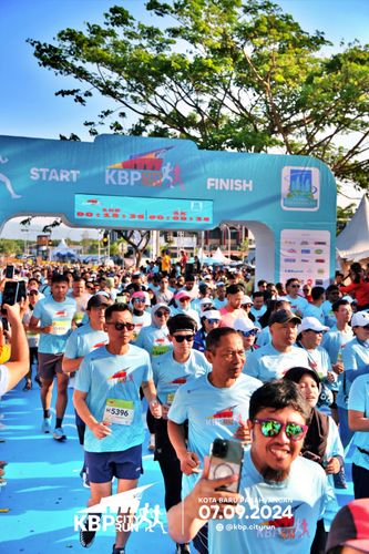 Race photo from KBP City Run 2024