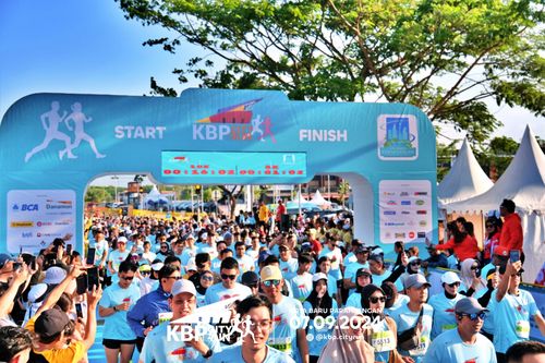 Race photo from KBP City Run 2024