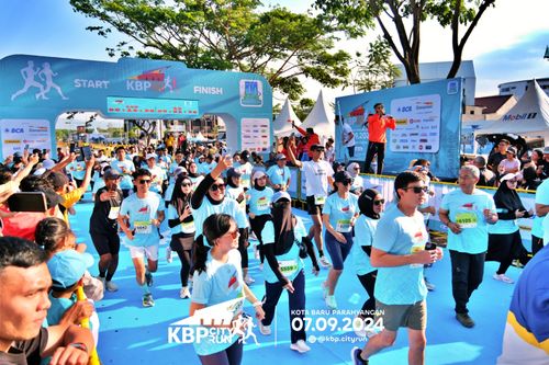 Race photo from KBP City Run 2024