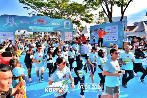 Race photo from KBP City Run 2024