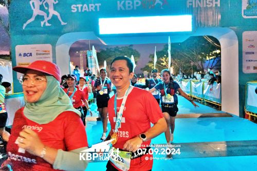 Race photo from KBP City Run 2024