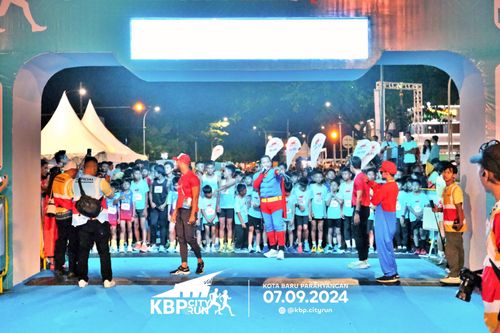 Race photo from KBP City Run 2024