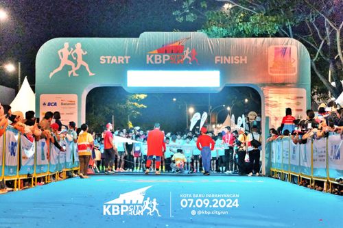 Race photo from KBP City Run 2024