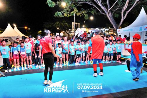 Race photo from KBP City Run 2024