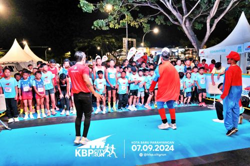 Race photo from KBP City Run 2024