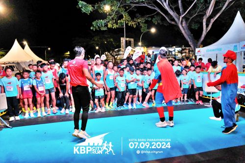 Race photo from KBP City Run 2024
