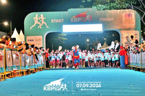 Race photo from KBP City Run 2024
