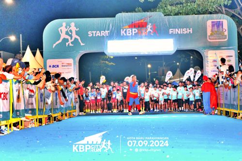 Race photo from KBP City Run 2024