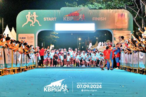 Race photo from KBP City Run 2024