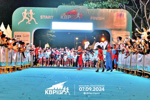 Race photo from KBP City Run 2024