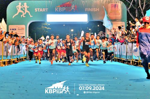 Race photo from KBP City Run 2024