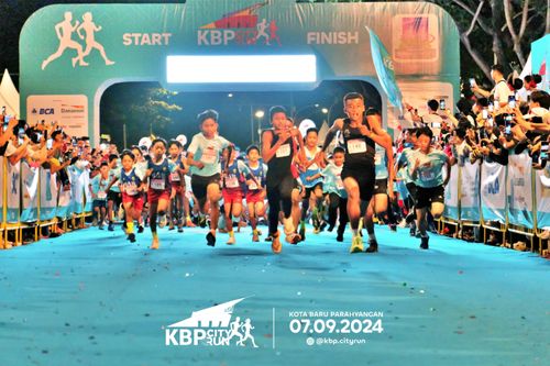 Race photo from KBP City Run 2024