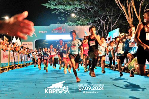 Race photo from KBP City Run 2024