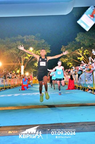 Race photo from KBP City Run 2024