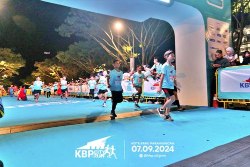 Race photo from KBP City Run 2024