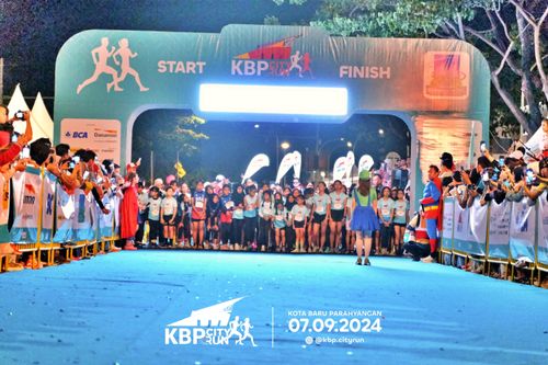 Race photo from KBP City Run 2024