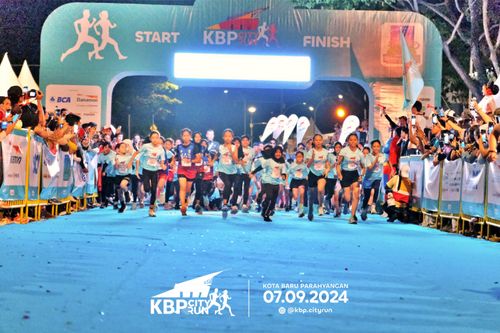 Race photo from KBP City Run 2024