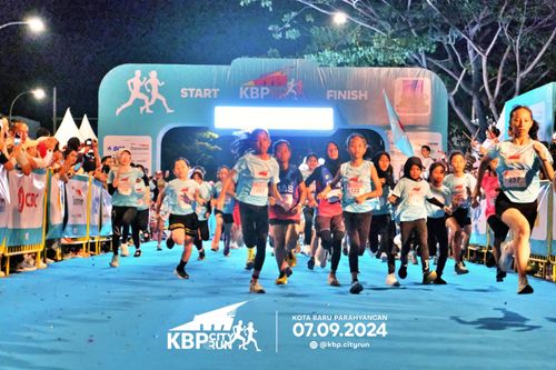 Race photo from KBP City Run 2024