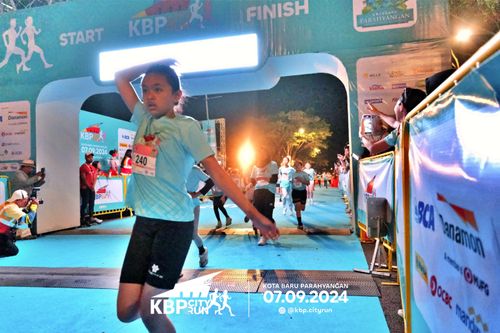 Race photo from KBP City Run 2024