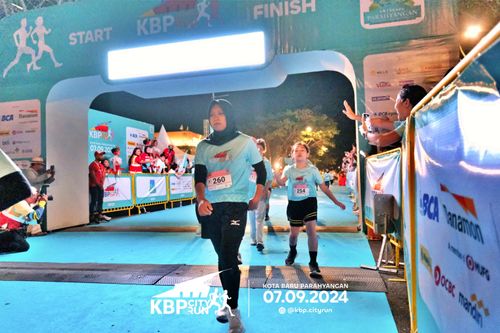 Race photo from KBP City Run 2024