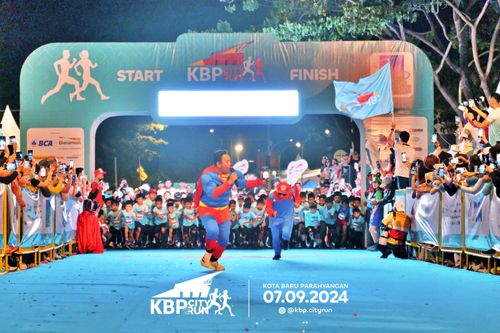 Race photo from KBP City Run 2024
