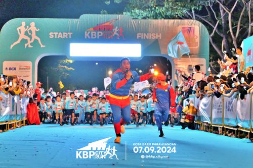 Race photo from KBP City Run 2024