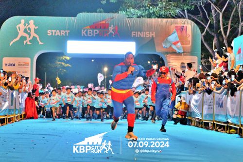 Race photo from KBP City Run 2024