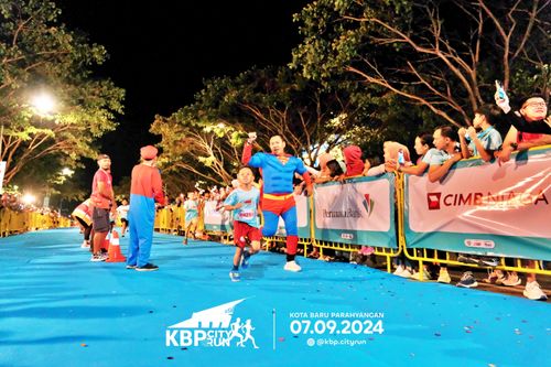 Race photo from KBP City Run 2024
