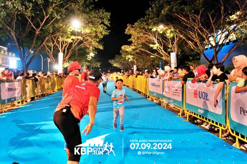 Race photo from KBP City Run 2024