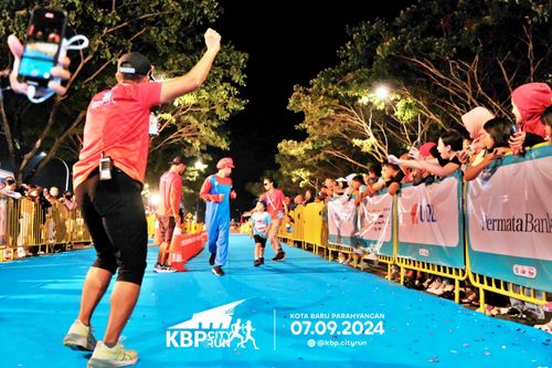 Race photo from KBP City Run 2024