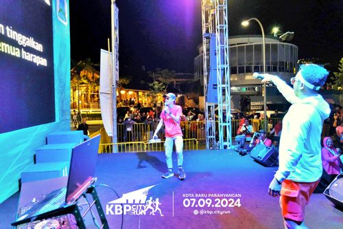 Race photo from KBP City Run 2024