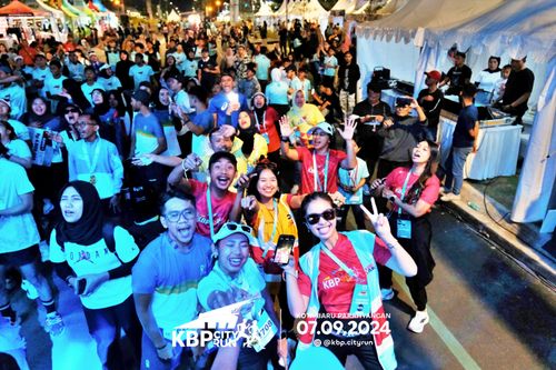 Race photo from KBP City Run 2024