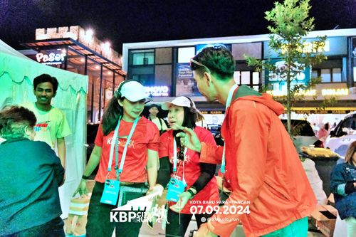 Race photo from KBP City Run 2024