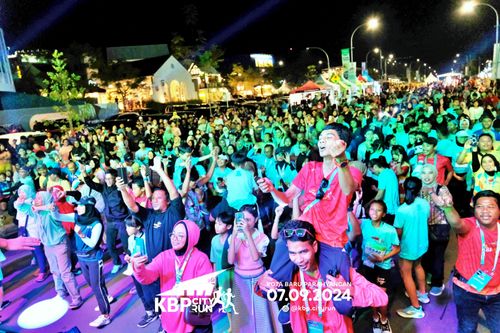 Race photo from KBP City Run 2024