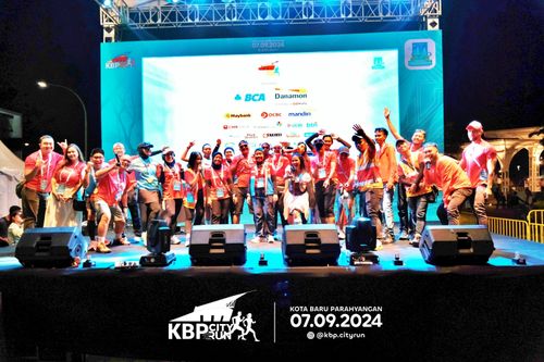 Race photo from KBP City Run 2024