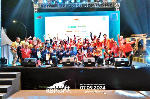 Race photo from KBP City Run 2024