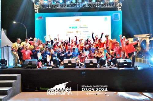 Race photo from KBP City Run 2024