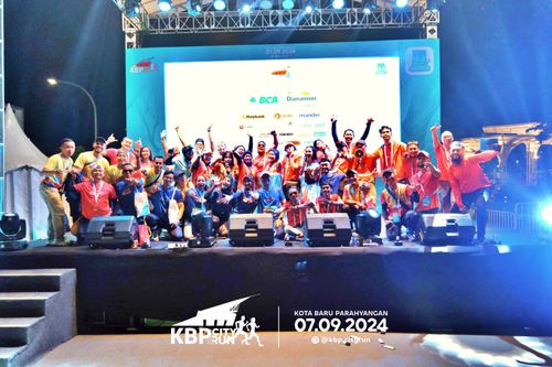 Race photo from KBP City Run 2024