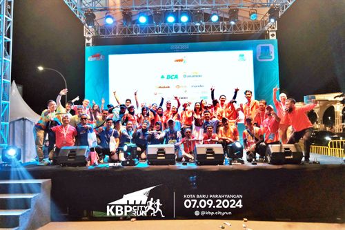Race photo from KBP City Run 2024