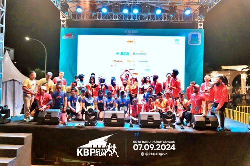 Race photo from KBP City Run 2024
