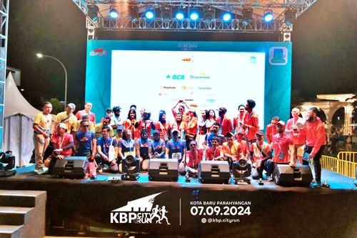 Race photo from KBP City Run 2024