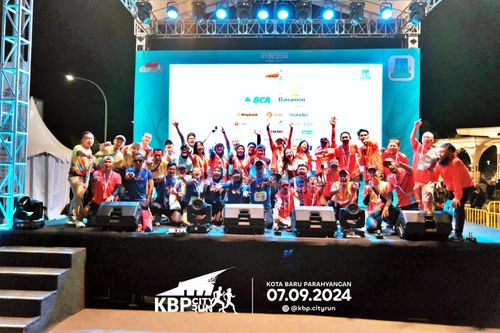 Race photo from KBP City Run 2024