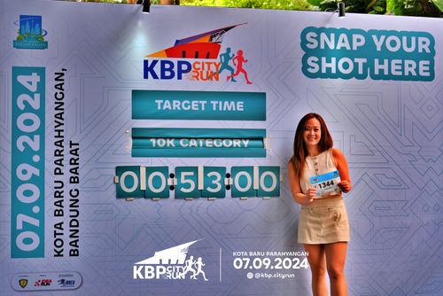 Race photo from KBP City Run 2024